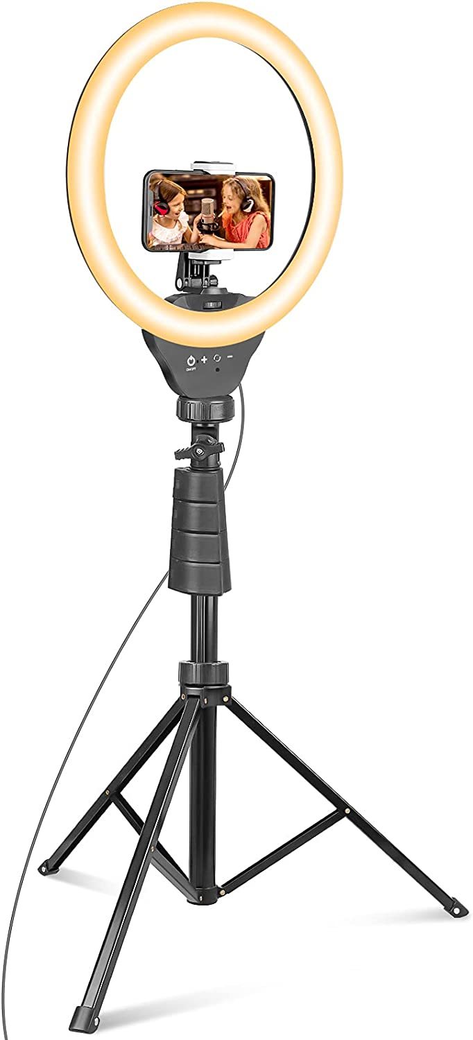 Selfie Ring Light With 62&quot; Tripod Stand, Ubeesize 12&quot; Ring Light,, Tik T... - $44.95