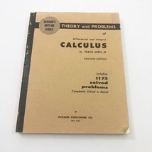 Schaum&#39;s Outline Series THEORY PROBLEMS OF DIFF &amp; INTEGRAL CALCULUS 2nd ... - $320.24 MXN