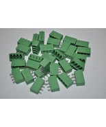 Lot of 31 NEW PHOENIX CONTACT 4-Pos Terminal Blocks MCV1.5/4-G-3.81 1803442 - £40.91 GBP