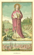 St. Odilia – Based on a Vintage Holy Card – 3 sizes – Catholic Art Print – Confi - £10.05 GBP+