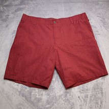 Swiss Tech Shorts Mens 42 Wine Heather Hiking Casual Wear Bottoms - $19.68