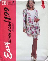 McCall&#39;s Stitch &#39;N Save Pattern 6361 ~ Misses&#39; Unlined Jacket, Top &amp; Ski... - $90.77 MXN