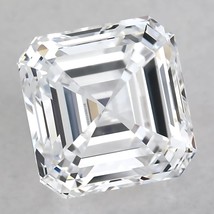 4.01 Carat Asscher Cut Lab Grown Loose Diamond for Engagement Ring - IGI Certifi - $7,449.00