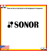 Sonor Drums Logo Vinyl Decal Sticker BASS - £3.94 GBP