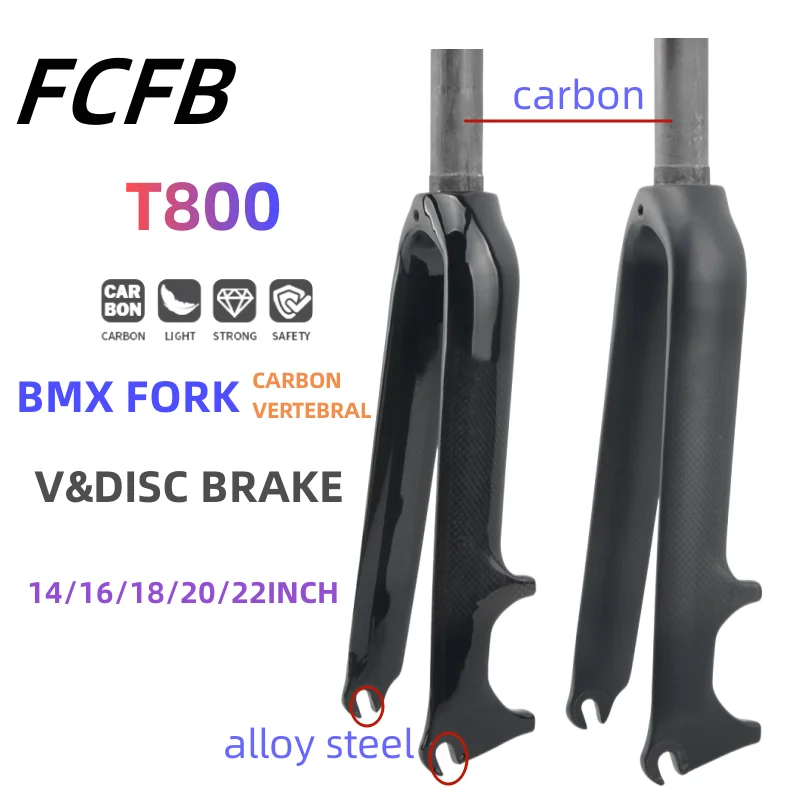 bike 3K   Fork  Folding BMX Bike Fork Bicycle Front Forks 14 16 18 20 22&quot;inch St - £247.46 GBP