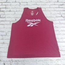 Reebok Shirt Womens 3X 22-24W Red Sleeveless Logo Athletic Reecycled Tank Top - £12.57 GBP