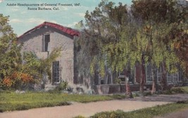 Adobe Headquarters General Fremont 1847 Santa Barbara California CA Postcard E01 - £2.23 GBP