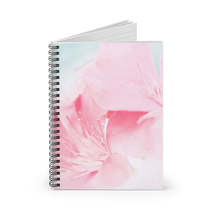 Stationary, Spiral Journal Notebook - Lined Pages, Pink Flower Bloom, Peaceful S - $15.99