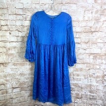 Solika Blue Silk Bella Swing Dress Size XS - £35.04 GBP