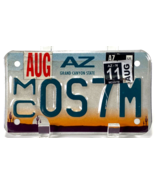 2000&#39;s Arizona Motorcycle License Plate- MC 0S7M -Grand Canyon State-Sti... - £10.30 GBP