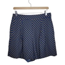 Ann Taylor | Navy &amp; Mustard Yellow Polka Dot Flowy Shorts. size 6 - $24.19