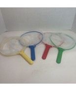 4 Elefun Game Replacement Butterfly Nets Red Yellow Blue Green - £11.67 GBP