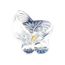 Cristal d&#39;Arques Lead Crystal Baby Coach Miniature NWT - $19.79