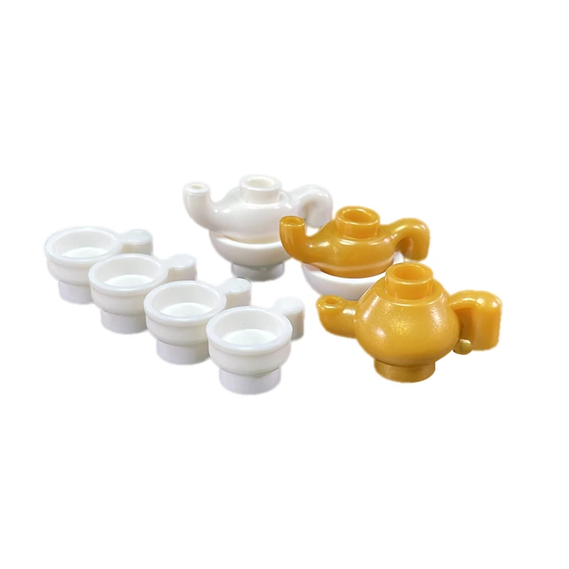 Play MOC City Furniture Tool Box Micro-wave Oven Dish Scale Teapot Cup Model Bui - £23.15 GBP