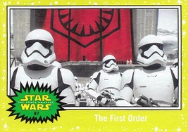 2015 Topps Star Wars Journey To The Force Awakens GREEN #97 The First Or... - £0.70 GBP