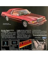 Ford Thunderbird 25th Anniversary 1980 Advertisement Vtg Automotobilia D... - £23.48 GBP