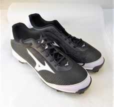 Mizuno 9 Spike Blaze Elite 5 Baseball Cleat Size 12.5 Men's Black/White New - $37.52