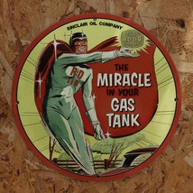 Vintage 1954 Sinclair Oil Company&#39;s RD 119 Porcelain Gas &amp; Oil Metal Sign - £100.77 GBP