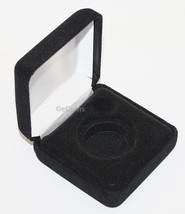 Lot Of 25 Black Felt Coin Display Gift Metal Deluxe Box For 1-Half Dollar Us Jfk - £74.69 GBP