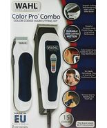 WAHL 1395 Color Pro COMBO Corded 15 Piece Hair Clipper Kit trimmer detai... - $890.97 MXN