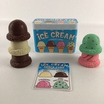 Melissa &amp; Doug Ice Cream Playset Scoops Flavors Pretend Play Food Desser... - £27.33 GBP
