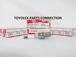 Toyota Lexus Oem 100% Genuine Toyota Spark Plug Set 90080-91180 For V6 Engines - £49.20 GBP