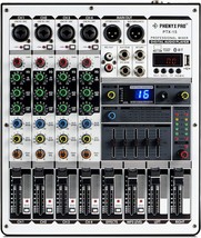 Phenyx Pro Sound Mixer With Usb Audio Interface, 4-Channel Sound Board Audio - £135.08 GBP