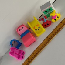 Shopkins McDonalds 7 DIFFERENT Pieces Furniture Accessories Lot Dresses ... - $105.44 MXN