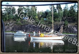 1974 Copenhagen, Sailboat, Campsites, People Kodachrome 35mm Slide - £2.76 GBP