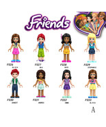 8PCS LEGO Friends Girls Mini Figures Building Blocks Educational Kids Toys - $29.99