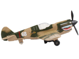 Curtiss P-40 Warhawk Fighter Aircraft Camouflage Flying Tigers-First American Vo - £14.45 GBP