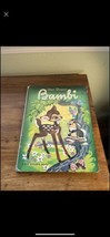 Vtg 1949 Walt Disney&#39;s BAMBI A Big Golden Book Hardcover Childrens Book - £7.77 GBP