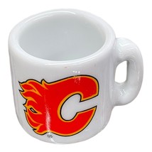 Calgary Flames NHL Vintage Franklin Mini Gumball Ceramic Hockey Mug In Case - £4.29 GBP