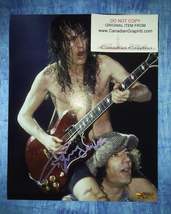 Angus Young Hand Signed Autograph 8x10 Photo COA - £179.85 GBP