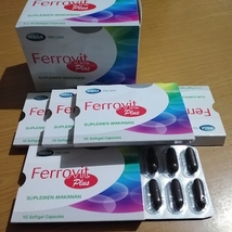 Original 3 Box Ferrovit Plus Supplement 50&#39;s - £80.64 GBP