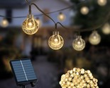 Solar String Lights With Remote Control, Outdoor 100Led 46Ft Fairy Light... - £25.63 GBP