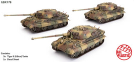 King Tiger Platoon (Tiger II) (3x Plastic) German Flames of War Late - £52.60 GBP