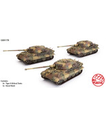 King Tiger Platoon (Tiger II) (3x Plastic) German Flames of War Late - £51.90 GBP