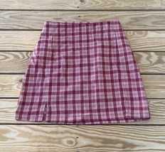 Brandy Melville Women’s Plaid Mini skirt Size S Red S10 - £14.67 GBP