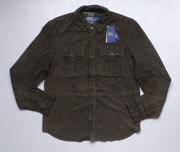 Polo Ralph Lauren Suede shirt Jacket $998 Worldwide shipping FTP- 0205 - $9,584.03 MXN