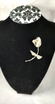 Signed Giovanni Cerrito Legend of Christmas Rose Pin Longcraft w/Box Car... - $22.95