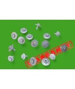 Mercedes OEM fender frame hardware bolts nuts 10mm set of 16 pcs Genuine - $25.00