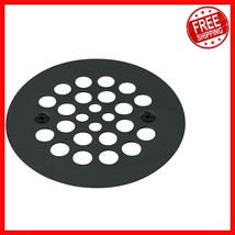 Stylish 4-1/4&quot; O.D. Matte Black Shower Strainer with Removable Design - $506.07 MXN