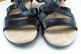Bare Traps Sz 7 M Black Strappy Synthetic Women Sandals Fralley - £15.53 GBP