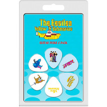 The Beatles Guitar Picks Set of 6 Blue Meanie Love Jeremy Yellow Submarine OOP - £8.02 GBP
