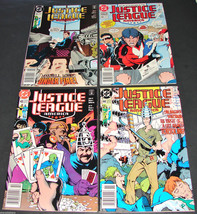 4 1990 DC Comics JUSTICE LEAGUE AMERICA  41, 42, 43, 44 F-VF Comic Books - $19.99
