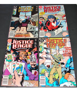 4 1990 DC Comics JUSTICE LEAGUE AMERICA  41, 42, 43, 44 F-VF Comic Books - $19.99