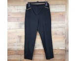 Ruby Rd Pants Women&#39;s Size 10 Black Td11 - $9.40