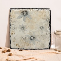 Square Lithograph (Stone) Grunge Daisies Home Decor Wall Art Display Art - $29.99
