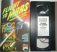 Flight to Mars VHS Tape NTSC (1951) Sci-Fi Cameron Mitchell Rare VHS - £14.80 GBP